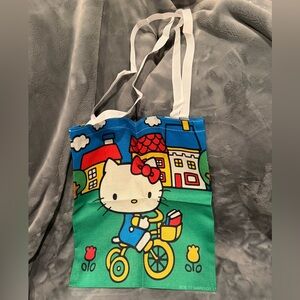 ❤️❤️SANRIO MYSTERY BUNDLE w/ Hello Kitty on Bike Shopping Tote Bag